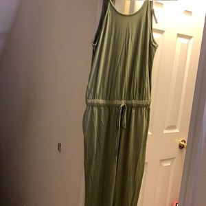 Loft halter jumpsuit in sage green